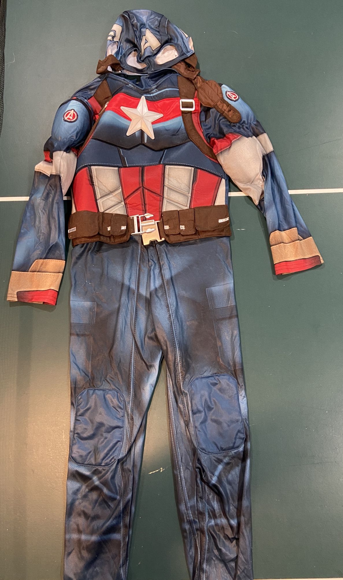 Captain America Halloween Costume, 7-8 yo