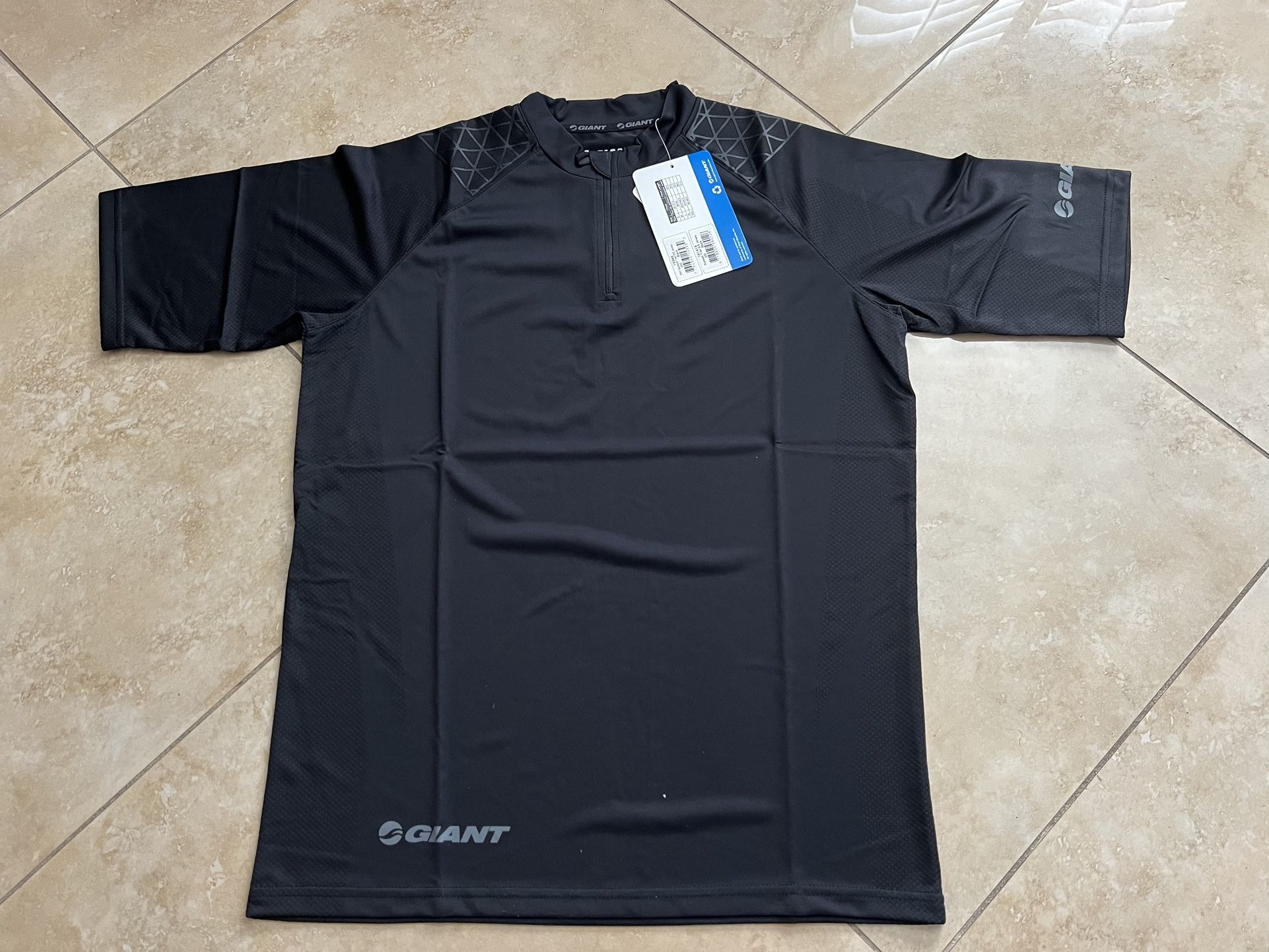 Giant Sunbelt Trail Cycling Jersey Black MD New!