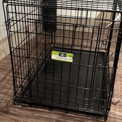 Foldable Pet Dog Crate With Cover 30 In 