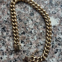 Cuban link bracelet 10k