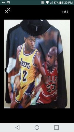 Michael jordan/ Magic johnson jacket