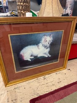 Framed Dog Portrait Print