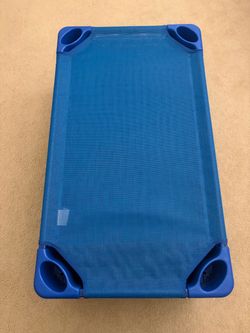Blue Kids Stackable Daycare Cot