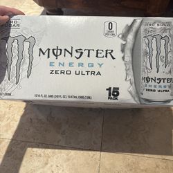 Monster Zero Sugar Energy Drink 15 Pack