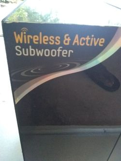 Samsung wireless & active subwoofer.