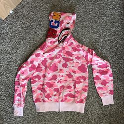 Bape Pink Jacket Size L