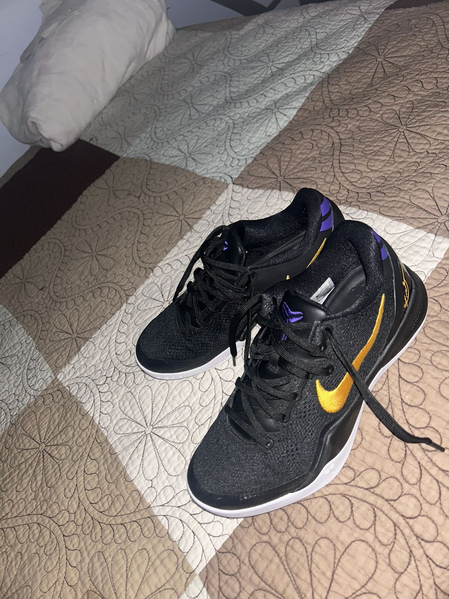 Nike Kobe 8 GS 'Lakers Away'