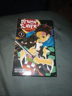 Demon slayer manga volumes 1-3 and 6