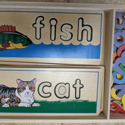 Melissa And Doug Word Puzzle Used