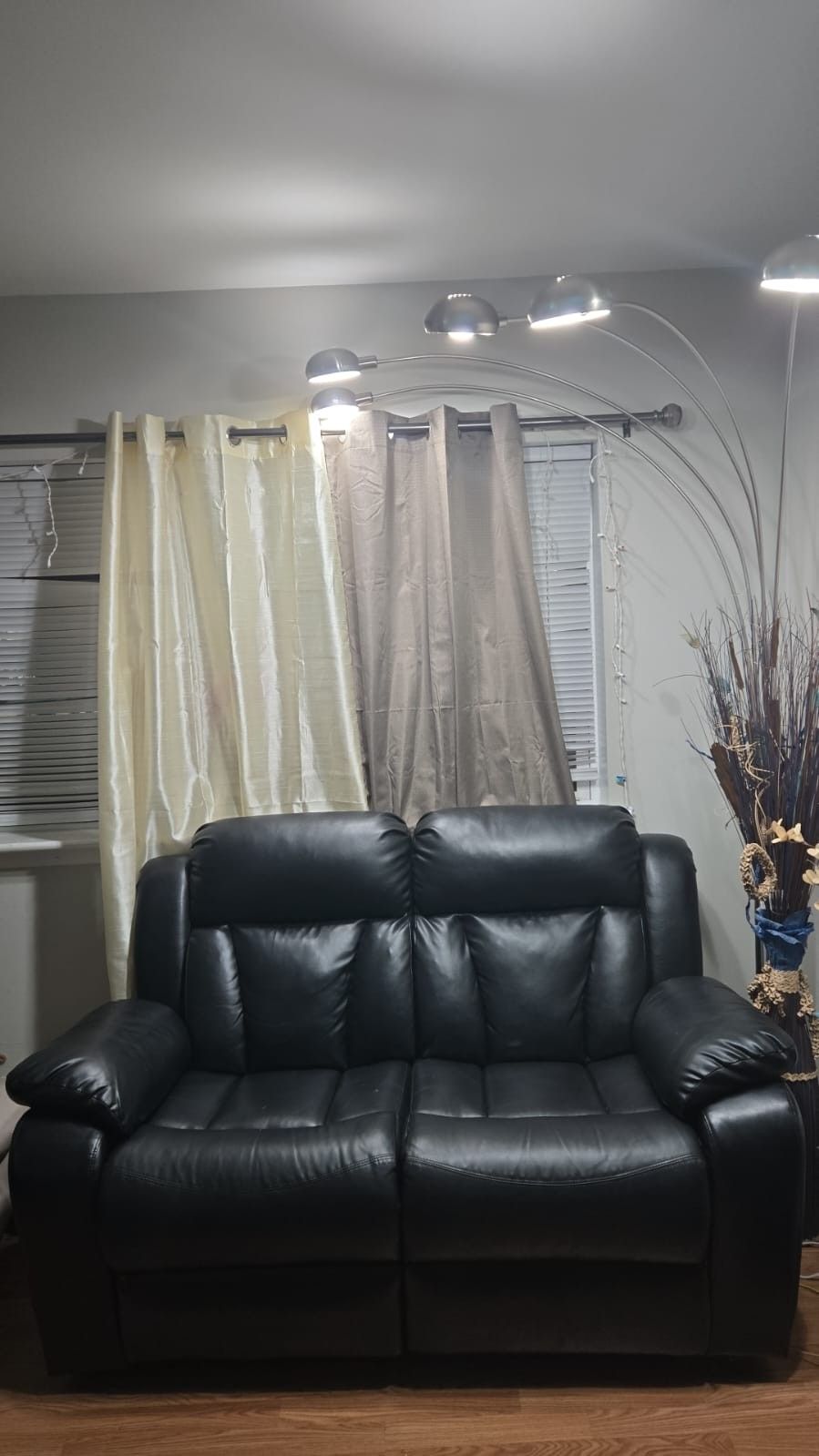 Leather Sofa, Set Of 2.