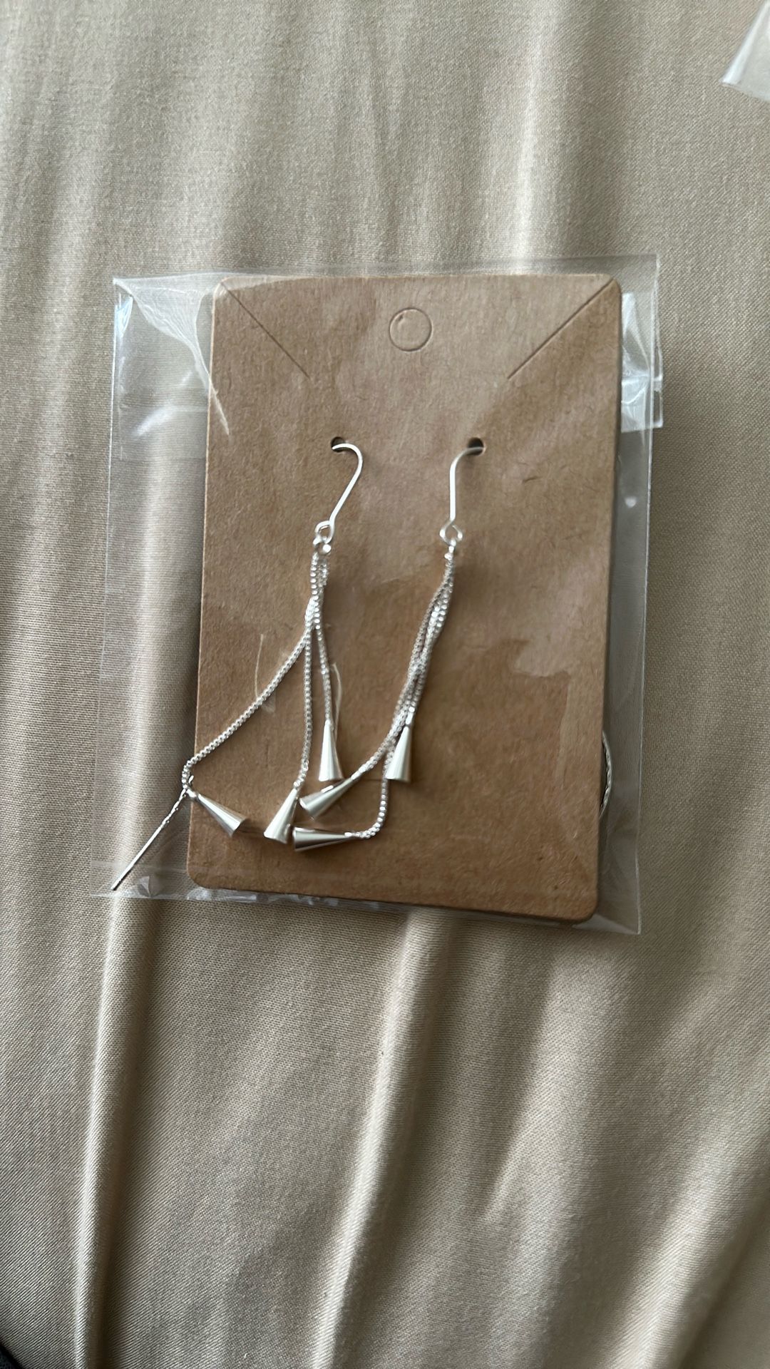 Fringe Water Drop Earrings