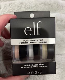 NEW ELF PUTTY PRIMER TRIO PORELESS MATTE AND LUMINOUS $4!!!