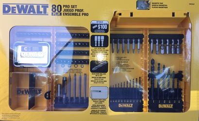 New Dewalt 80 pc. Pro Set Drilling/Driving Set