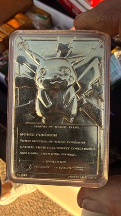 Pokémon gold bar from 1992 when the movie can out