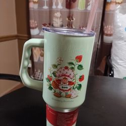 New 40 Ounce Strawberry Shortcake Stainless Steel Tumbler