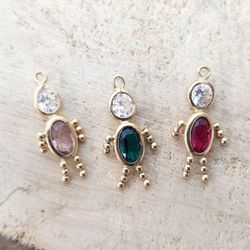 14k Gold Birthstone Pendants ($75 Each)