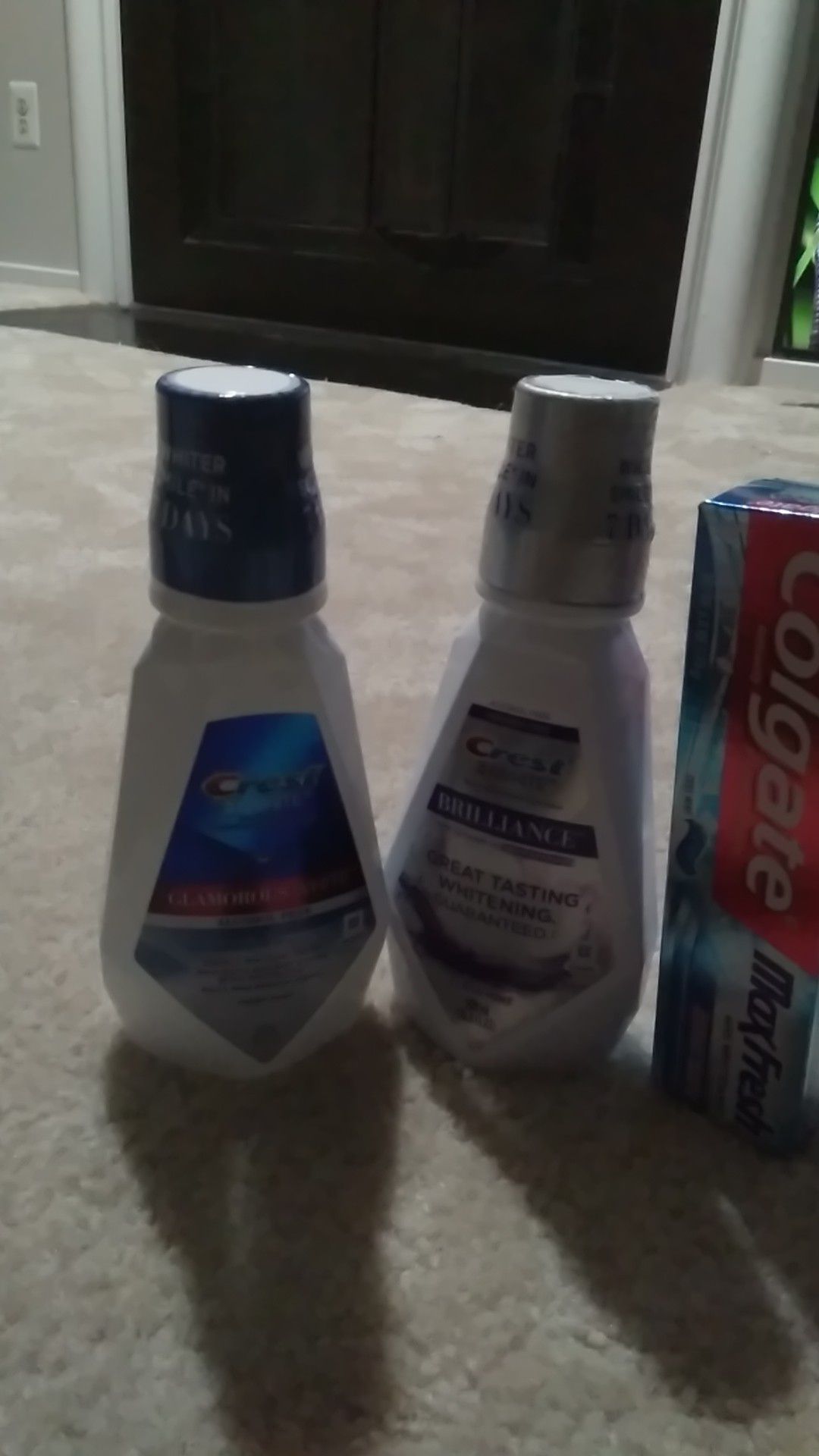 Mouthwash and toothpaste