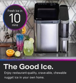 NEW! GE Profile Nugget Ice Maker, 3LB Capacity