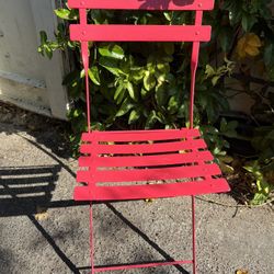 Fermob Bistro Chair, Poppy Red