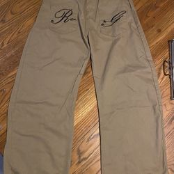 Men’s Y2K Tan Pants New 