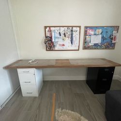 Double Desk Tabletop (homemade)