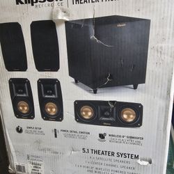 KLIPSCH 5.1 Theater System + Receiver DANON