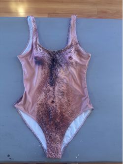 Fun 1 piece male body swimsuit