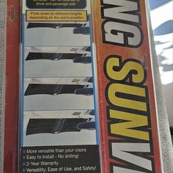 X-Large Sun Glide Sliding Sun-visor for Truck, Car, SUV windshield