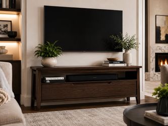 Moss Design WashPark Media Console - Dark Oak - $950/obo