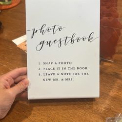 Photo Guestbook Sign