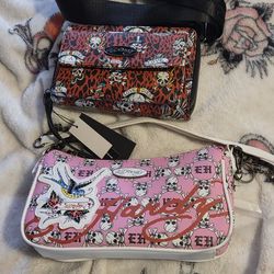 2 Ed Hardy Y2K Crossbody Purses