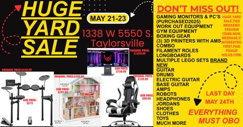 Huge Yard Sale Taylorsville