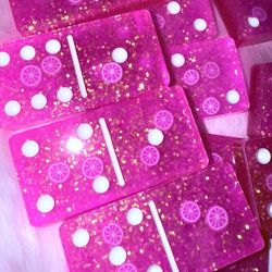 Pink Lemonade Dominoes