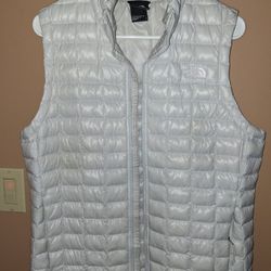 The North Face Thermoball Eco Puffer Vest Mint Green Quilted Women’s Large $75