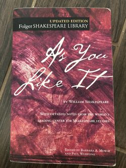 As You Like It By Shakespeare