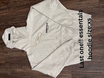 Essentials hoodie size: XS