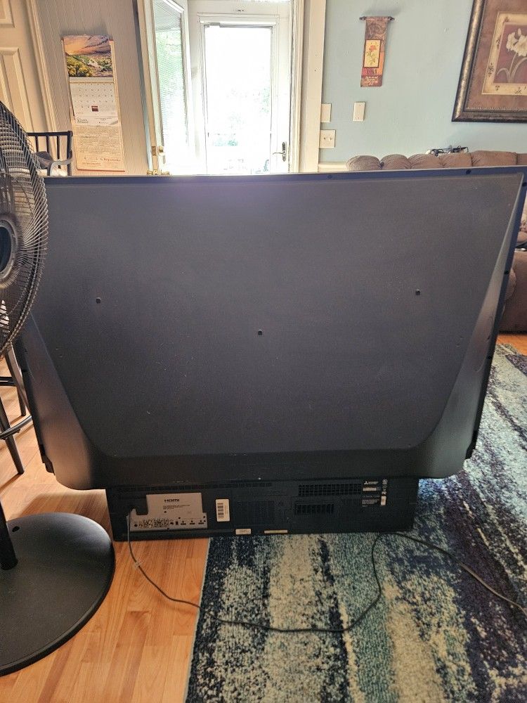 65" Mitsubishi Flat Screen Television 