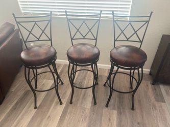 Set of three (3) stools