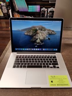 Apple MacBook Pro Retina 15.4" 2013 i7 Quad Core 16GB RAM 500GB SSD Webcam WiFi HDMI Catalina OS