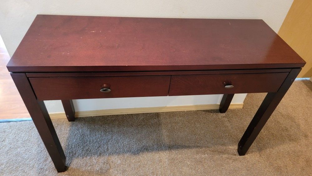 Sturdy Wooden Entryway Desk