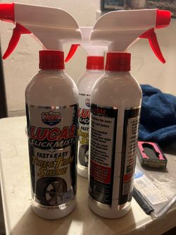 Lucas oil slick mist tire shine