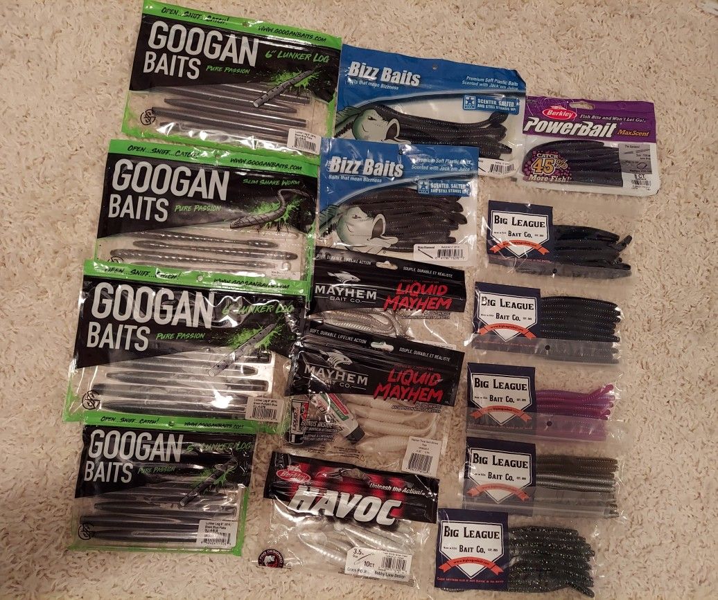 Soft Bait Lot New In Package
