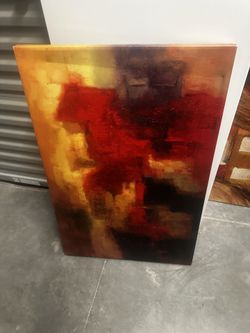 Abstract wall painting