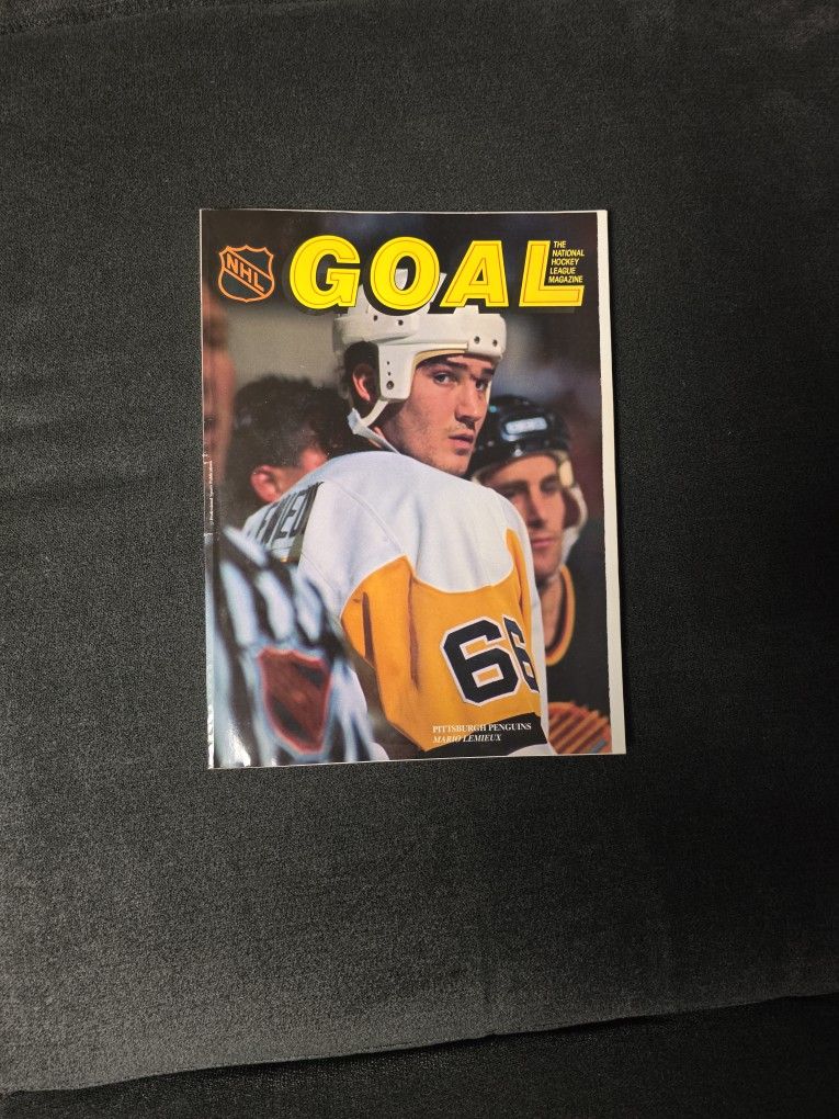 Goal Magazine Lemieux Cover $15