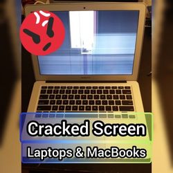 Apple MacBook Cracked Screen 🖥️⌨️ Keyboard 🔋 And More 