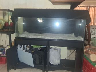 fish aquarium and cabinet set 45  gallon