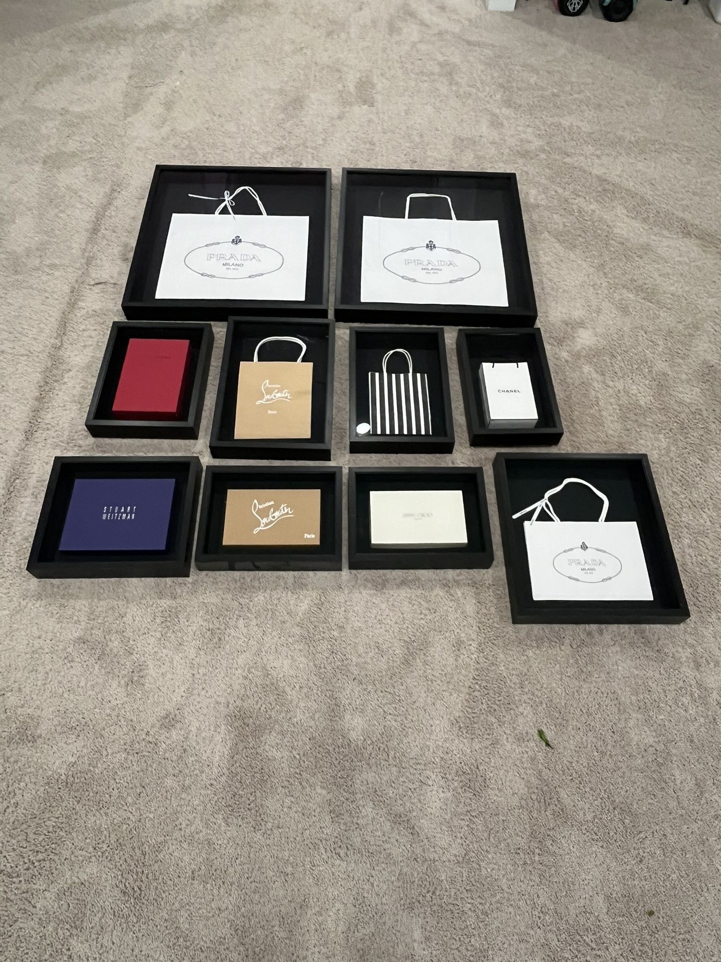 Framed Designer Shopping Bags
