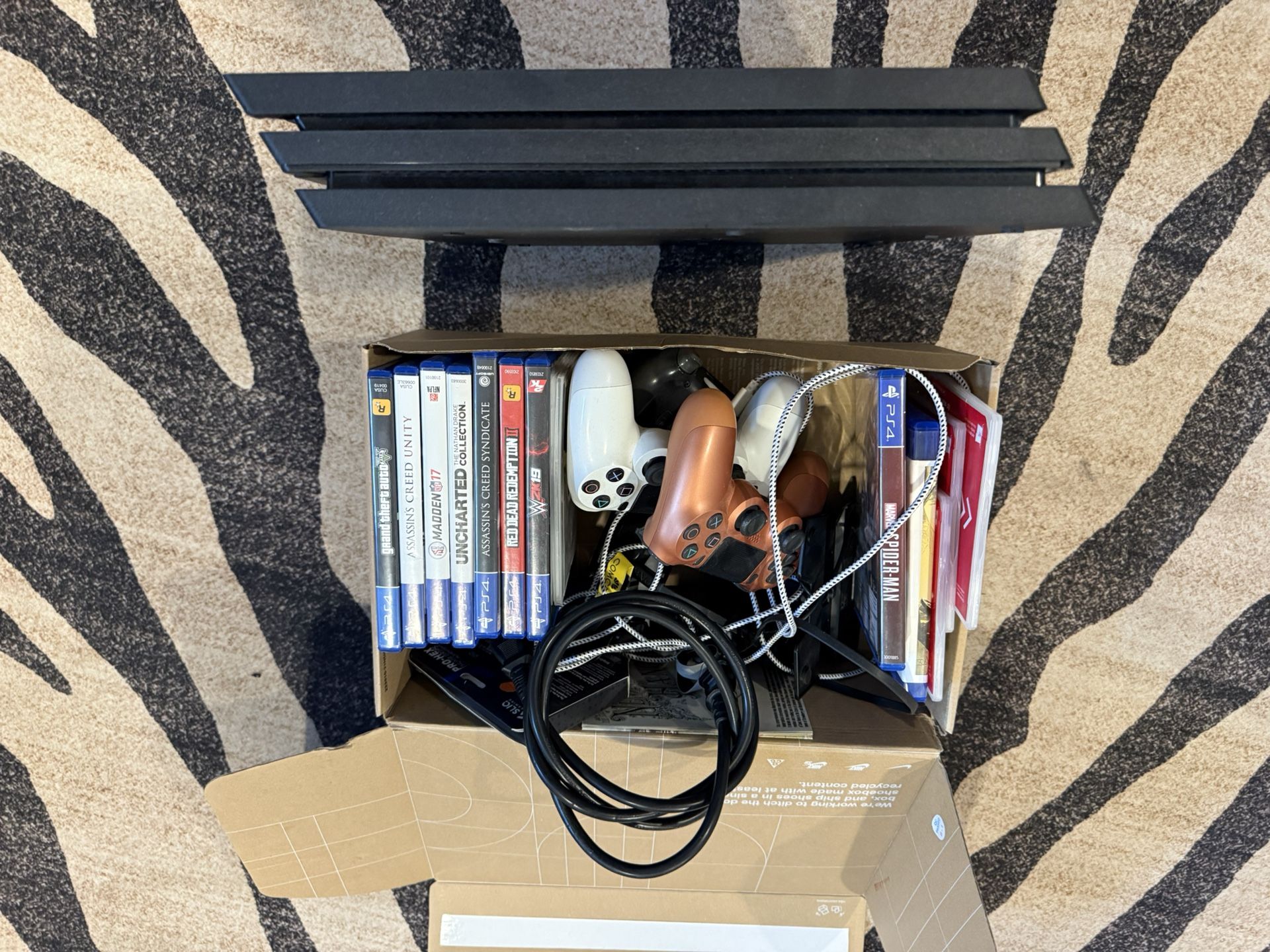 Upgraded PS4, Controllers and Many games