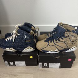 Nike Air Jordan 7 Retro J2K Set Sz 9