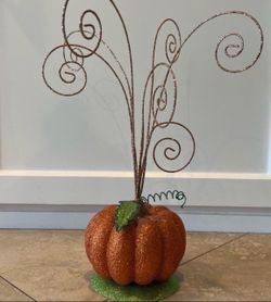 Pier One pumpkin ornament tree